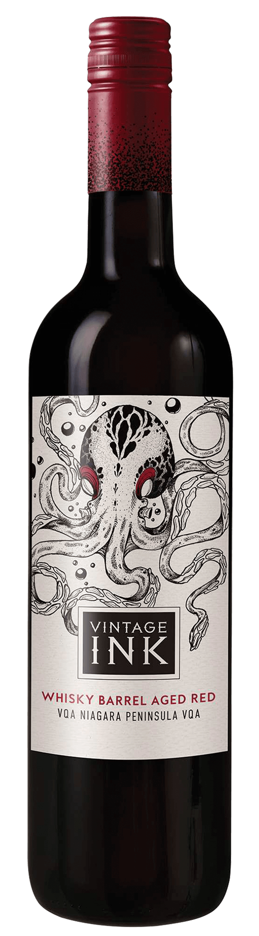 Vintage Ink Whisky Barrel Aged Red VQA